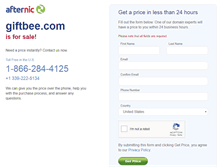 Tablet Screenshot of giftbee.com